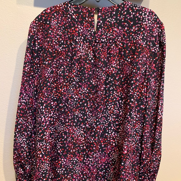 Parker long sleeve cutout print blouses - Picture 5 of 6